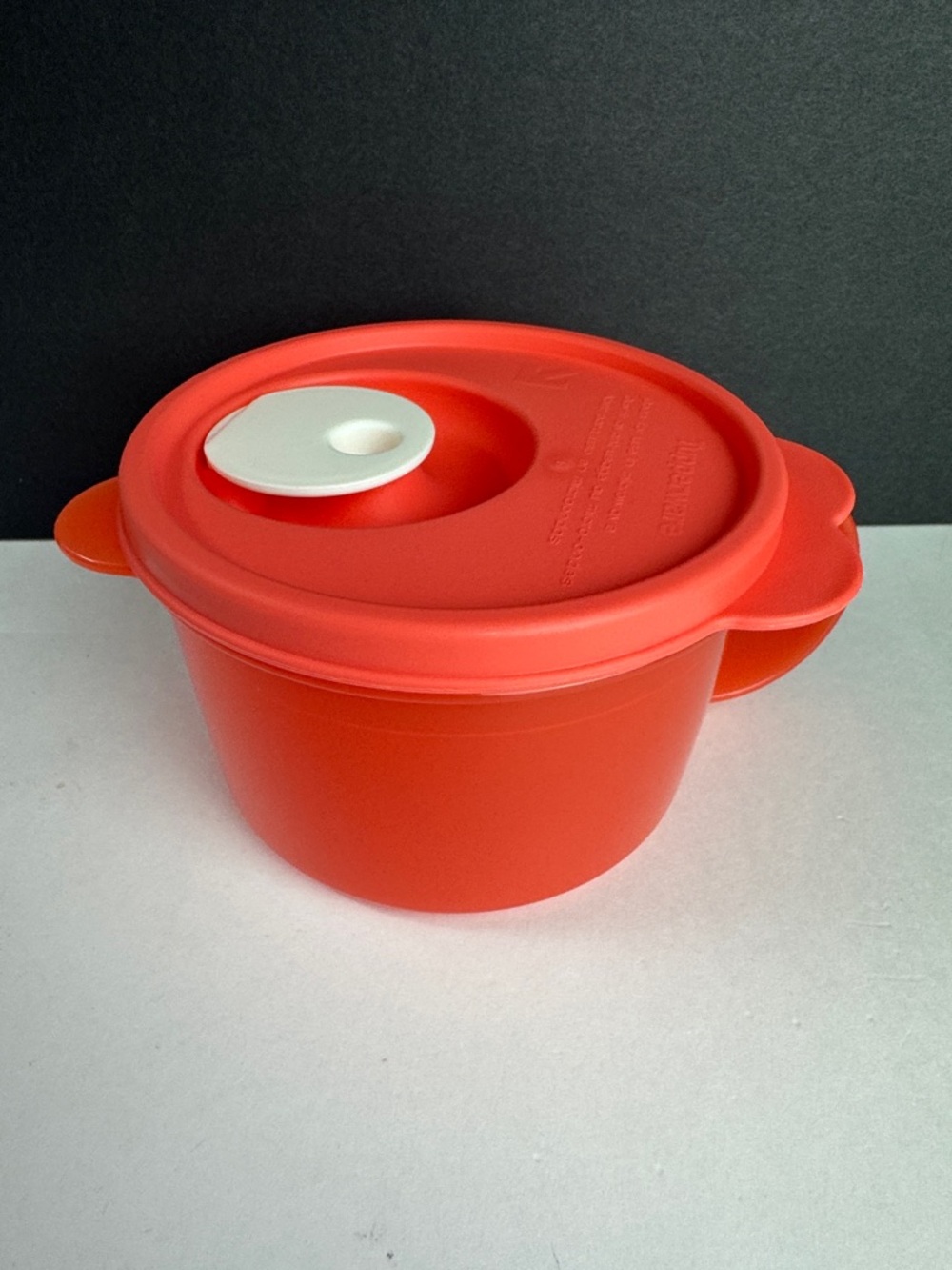 Tupperware Crystalwave plus soup mug microwavable 2 cup / 500ml new orange - Picture 2 of 2